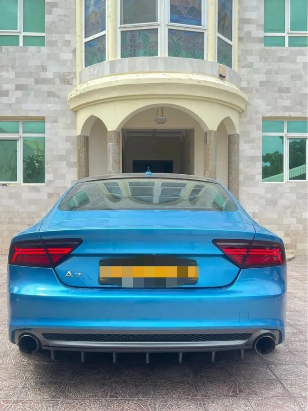 Auto Accessories 12 to 18 for A7 Taillights Assemblies Modified with LED Water Steering Rear Tail Lamp A7 New Model
